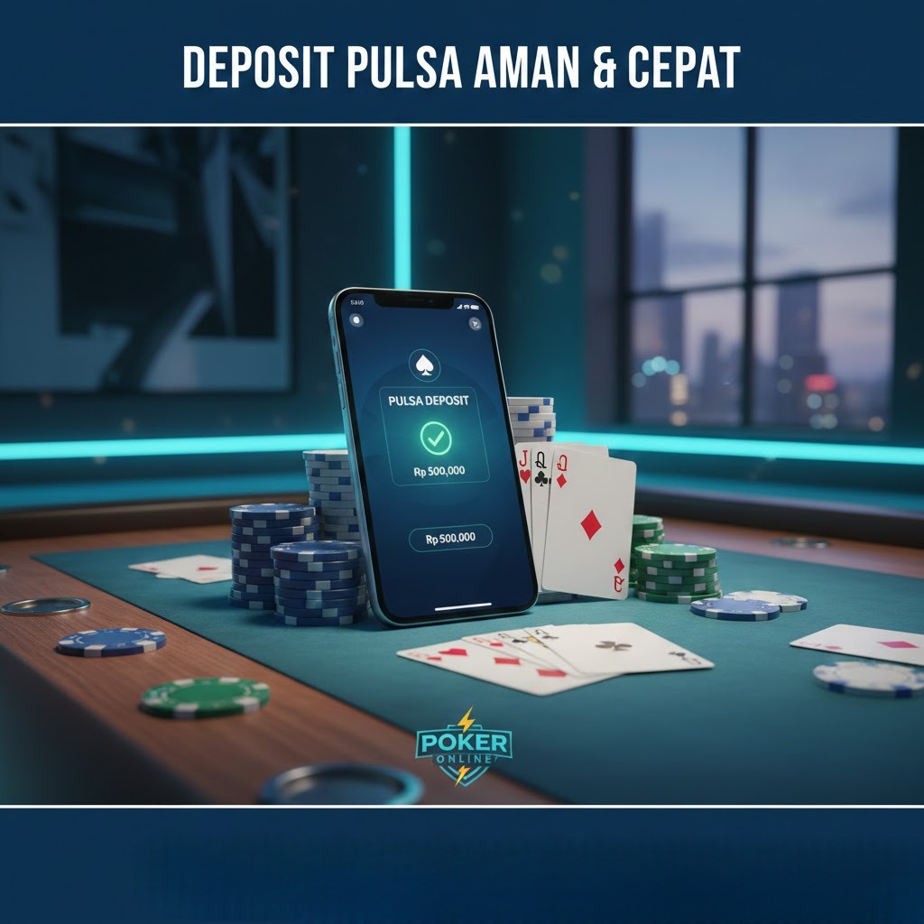Poker online deposit pulsa 10 ribu mudah dan cepat